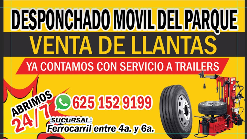 Desponchado Del Parque Móvi Y Venta De Llantas
